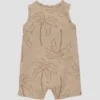 Carter's Just One You® Baby Boys' Solid Textured Palm Romper - Brown