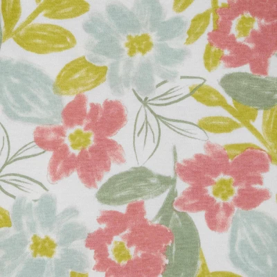 Carter's Just One You® Toddler Girls' Apples And Floral Long Sleeve Pajama Set - Gray/Green 4 Carter's Just One You® Toddler Girls' Apples And Floral Long Sleeve Pajama Set - Gray/Green - Image 2