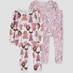 Carter's Just One You® Toddler Girls' Princesses And Horses Long Sleeve Pajama Set - Pink -Carter's Just One You®️ GUEST 07cc073e ed21 41fa 9d3b d7ea936b1d94