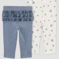 Carter's Just One You® Baby Girls' 2pk Floral Ruffle Pants - Blue -Carter's Just One You®️ GUEST 092f1b15 1e0b 4170 8b28 7b00ca715263