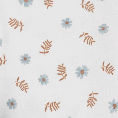 Carter's Just One You®️ Baby Girls' Floral Sherpa Vest & Bottom Set - Blue 4 Carter's Just One You®️ Baby Girls' Floral Sherpa Vest & Bottom Set - Blue - Image 2