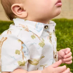 Carter's Just One You® Baby Boys' Safari Top & Bottom Set - White/Brown -Carter's Just One You®️ GUEST 0b327092 70c0 4b9e 9d7c eec726256021