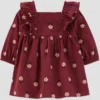 Carter's Just One You® Baby Girls' 2pc Floral Dress - Maroon -Carter's Just One You®️ GUEST 0bfc5149 e458 4c48 b791 579ccfa9935d