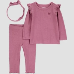 Carter's Just One You® Baby Girls' 3pc Bow Top & Bottom Set - Burgundy 9 Carter's Just One You® Baby Girls' 3pc Bow Top & Bottom Set - Burgundy -Carter's Just One You®️ GUEST 0dd7aed6 d875 4169 9b2e d897ba41999d