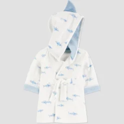 Carter's Just One You®️ Baby Shark Robe - Blue: Midweight Cotton Polyester Bath Wrap -Carter's Just One You®️ GUEST 0e54c24c 8911 48a3 9af1 ebf59c446833