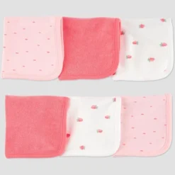 Carter's Just One You®️ Baby Strawberry Washcloth - Pink: Cotton Terry, 9x9, Food Pattern 8 Carter's Just One You®️ Baby Strawberry Washcloth - Pink: Cotton Terry, 9x9, Food Pattern -Carter's Just One You®️ GUEST 15a03638 f313 4f70 8d7b f8c935f5d334