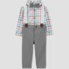 Carter's Just One You® Toddler Boys' Plaid Top & Bottom Set - Pink/Gray/Blue -Carter's Just One You®️ GUEST 1d924d05 d312 4fdb a18e 6121fd7213b0