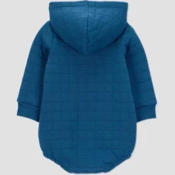 Carter's Just One You® Baby Boys' Quilted Hooded Romper - Blue