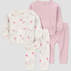 Carter's Just One You® Baby Girls' 4pc Apple Top & Bottom Set - Gray/Pink 13 Carter's Just One You® Baby Girls' 4pc Apple Top & Bottom Set - Gray/Pink -Carter's Just One You®️ GUEST 222a5492 ea74 4a3f 9c53 8e2313b6d0ca