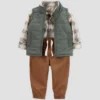Carter's Just One You®️ Baby Boys' Plaid Top & Bottom Set - Green/Brown -Carter's Just One You®️ GUEST 31238b66 ab13 475a 94e5 94dbcc80e024