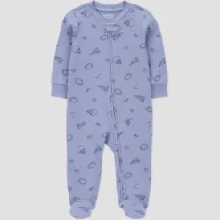 Carter's Just One You® Baby Boys' Sports Printed Sleep N' Play -Blue -Carter's Just One You®️ GUEST 33f1b128 e2bf 4a12 84b9 2afd58ba5c09