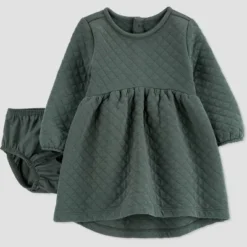 Carter's Just One You®️ Baby Girls' Quilted Dress - Green -Carter's Just One You®️ GUEST 3ad16b76 4dfb 4cfe 9674 c010027a1360