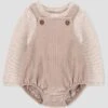 Carter's Just One You® Baby 2pc Sweater Romper Set - Brown -Carter's Just One You®️ GUEST 3f7a50f7 04d7 42bc af6d e5043a73f0a3