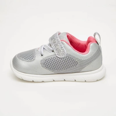 Carter's Just One You®️ Baby Girls' Trainee Sneakers - Silver 3 Carter's Just One You®️ Baby Girls' Trainee Sneakers - Silver