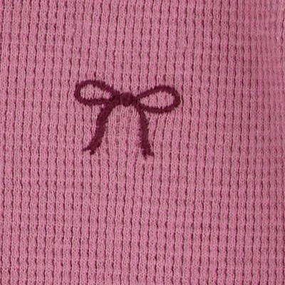 Carter's Just One You® Baby Girls' 3pc Bow Top & Bottom Set - Burgundy 4 Carter's Just One You® Baby Girls' 3pc Bow Top & Bottom Set - Burgundy - Image 2