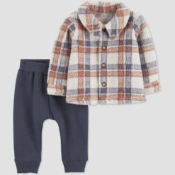 Carter's Just One You®️ Baby Boys' 2pc Flannel Top & Bottom Set - Gray/Brown 7 Carter's Just One You®️ Baby Boys' 2pc Flannel Top & Bottom Set - Gray/Brown -Carter's Just One You®️ GUEST 5f7dd26b a157 4cc0 b035 1935d6274bf6