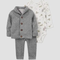 Carter's Just One You®️ Baby Boys' 3pc Forest Top & Bottom Set - Gray 9 Carter's Just One You®️ Baby Boys' 3pc Forest Top & Bottom Set - Gray -Carter's Just One You®️ GUEST 62706bb7 dfca 4a00 9e8d 0820217317b9