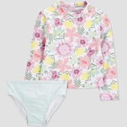 Carter's Just One You® Toddler Girls' 2pc Floral Rash Guard Set -Carter's Just One You®️ GUEST 6692afa0 fd85 4bdb 8a82 6d23014d2f81