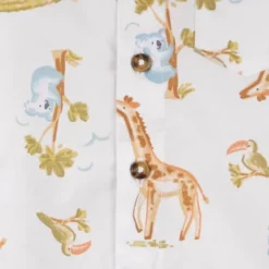 Carter's Just One You® Baby Boys' Safari Top & Bottom Set - White/Brown