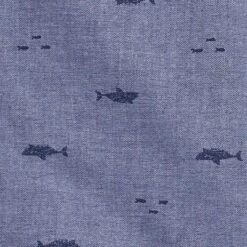 Carter's Just One You® Toddler Boys' Chambray Shark Top & Bottom Set - Blue/Coral