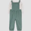 Carter's Just One You®️ Baby Girls' Floral Top & Overalls Set - Green -Carter's Just One You®️ GUEST 78f0b102 2033 41be a0dc 4b2ae298e209