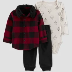 Carter's Just One You®️ Baby Boys' Plaid Shacket & Bottom Set - Red/Black 7 Carter's Just One You®️ Baby Boys' Plaid Shacket & Bottom Set - Red/Black -Carter's Just One You®️ GUEST 7923987e 2d84 4e76 b35f 21add2ac0296