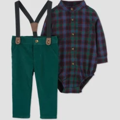 Carter's Just One You®️ Baby Boys' Plaid Top & Bottom Set - Green 7 Carter's Just One You®️ Baby Boys' Plaid Top & Bottom Set - Green -Carter's Just One You®️ GUEST 7ef131cb 56ad 47e9 8c62 67d2487b302e