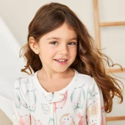 Carter's Just One You®️ Toddler Girls' 2pk Florals And Owls Fleece Footed Pajama - Ivory/Green -Carter's Just One You®️ GUEST 8110b570 daa1 428c b894 f00caf31be58