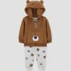 Carter's Just One You® Baby Boys' Bear Cardigan & Bodysuit Set - Brown -Carter's Just One You®️ GUEST 882c9b49 b23d 4218 9390 735a02f0b345