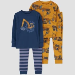 Carter's Just One You® Toddler Boys' Bulldozers Long Sleeve Pajama Set - Navy Blue -Carter's Just One You®️ GUEST 94adb27f 9059 41e1 94cd 438213394f8d
