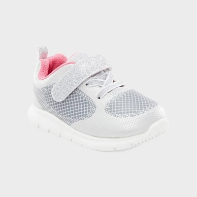 Carter's Just One You®️ Baby Girls' Trainee Sneakers - Silver 6 Carter's Just One You®️ Baby Girls' Trainee Sneakers - Silver - Image 4