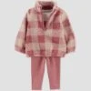Carter's Just One You®️ Baby Girls' Plaid Deer Sherpa Pullover & Bottom Set - Pink 2 Carter's Just One You®️ Baby Girls' Plaid Deer Sherpa Pullover & Bottom Set - Pink -Carter's Just One You®️ GUEST 99fd0e2f 5871 46d1 a1f7 2088b7206c6f