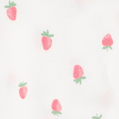 Carter's Just One You®️ Baby Strawberry 2pk Towel - Pink: Hooded Terry Cotton & Polyester, 29"x29" 3 Carter's Just One You®️ Baby Strawberry 2pk Towel - Pink: Hooded Terry Cotton & Polyester, 29"x29"