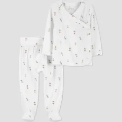 Carter's Just One You® Baby Girls' 2pc Ivory Floral Cardigan Set -Carter's Just One You®️ GUEST a782ccf4 e84a 4150 86b9 5219a5857a4b