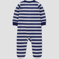 Carter's Just One You® Baby Dog Striped Sleep N' Play - Navy Blue
