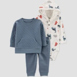 Carter's Just One You®️ Baby Boys' Dino Quilted Pullover & Bottom Set - Blue 9 Carter's Just One You®️ Baby Boys' Dino Quilted Pullover & Bottom Set - Blue -Carter's Just One You®️ GUEST ae5727cd 07c2 4e7c 817d ec74fb018e7b