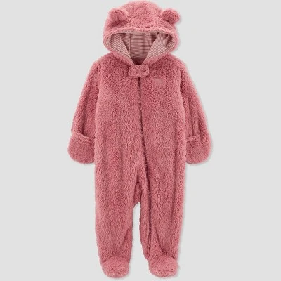 Carter's Just One You®️ Baby Girls' Bear Jumper - Pink 5 Carter's Just One You®️ Baby Girls' Bear Jumper - Pink - Image 3