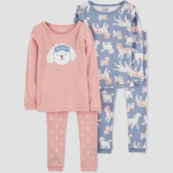 Carter's Just One You® Toddler Girls' Poodle And Puppies Long Sleeve Pajama Set - Pink 7 Carter's Just One You® Toddler Girls' Poodle And Puppies Long Sleeve Pajama Set - Pink -Carter's Just One You®️ GUEST b3795f8a 2e2c 45bc 9333 69b6f1e54254