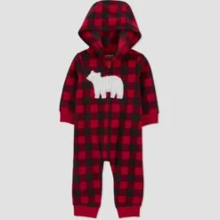 Carter's Just One You® Baby Boys' Buffalo Checkered Bear Jumpsuit - Red 7 Carter's Just One You® Baby Boys' Buffalo Checkered Bear Jumpsuit - Red -Carter's Just One You®️ GUEST b6c989b9 6576 4b27 89ed a5313d4dc997