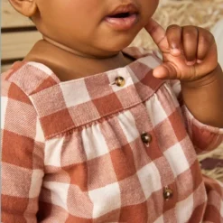 Carter's Just One You®️ Baby Girls' Gingham Dress - Brown -Carter's Just One You®️ GUEST bfd21244 4dd2 41b0 a7cd 4cca69619997