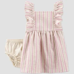 Carter's Just One You® Baby Girls' Striped Dress -Carter's Just One You®️ GUEST c32a61d7 75a1 4079 b356 82d7d0ed2855