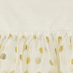 Carter's Just One You® Baby Girls' Foil Dot Dress - White/Gold