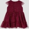 Carter's Just One You® Baby Girls' Glitter Dress - Burgundy -Carter's Just One You®️ GUEST c632ba27 a59d 4968 8135 7757f3eea8fc