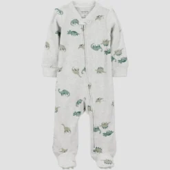 Carter's Just One You® Baby Boys' Dinosaur Printed Sleep N' Play - Gray -Carter's Just One You®️ GUEST d6db07f1 baf5 4e1f a99a e95fc2d762b4