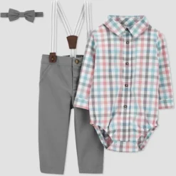Carter's Just One You® Toddler Boys' Plaid Top & Bottom Set - Pink/Gray/Blue 9 Carter's Just One You® Toddler Boys' Plaid Top & Bottom Set - Pink/Gray/Blue -Carter's Just One You®️ GUEST da91a501 c33c 49e8 ab05 e2d23e223df9