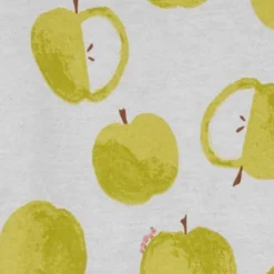 Carter's Just One You® Toddler Girls' Apples And Floral Short Sleeve Pajama Set - Gray/Green