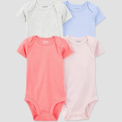 Carter's Just One You® Baby Girls' 4pk Shorts Solid Bodysuit 8 Carter's Just One You® Baby Girls' 4pk Shorts Solid Bodysuit - Image 6