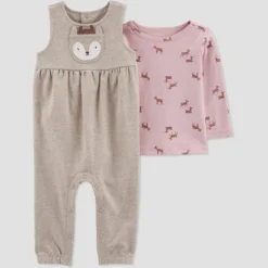 Carter's Just One You®️ Baby Girls' Deer Top & Overalls Set - Brown 11 Carter's Just One You®️ Baby Girls' Deer Top & Overalls Set - Brown -Carter's Just One You®️ GUEST f72fa3cb 6173 4b7e 82e3 03ee893ba218