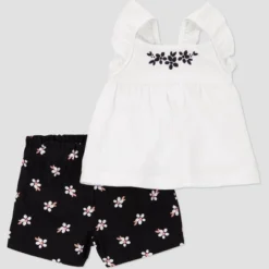 Carter's Just One You® Baby Girls' Geo Top & Bottom Set - Black -Carter's Just One You®️ GUEST f8734527 f7c4 4a7c 9cbe 1448d369db02